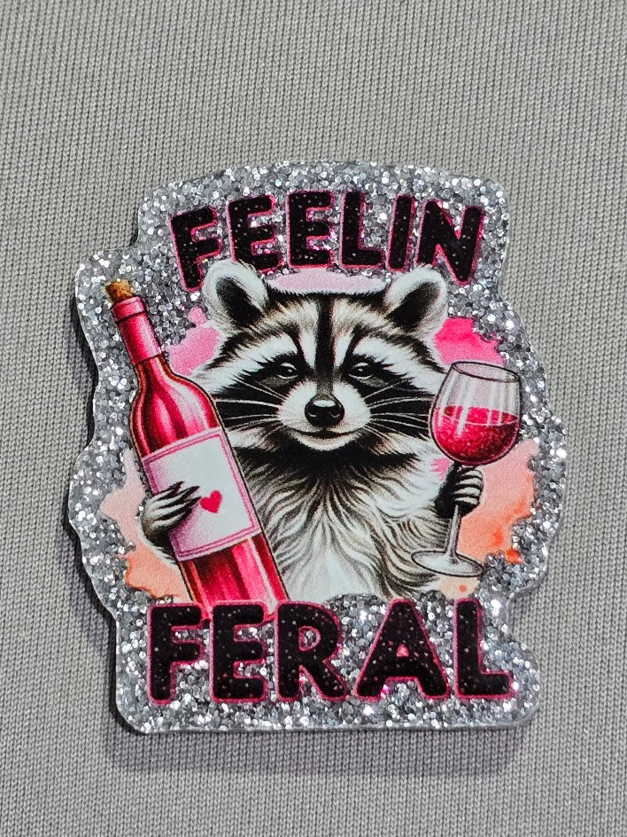 Feelin Feral Bogg Bag Charm