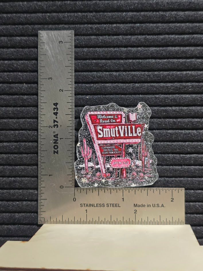 Acrylic Glitter Flatback- Smutville