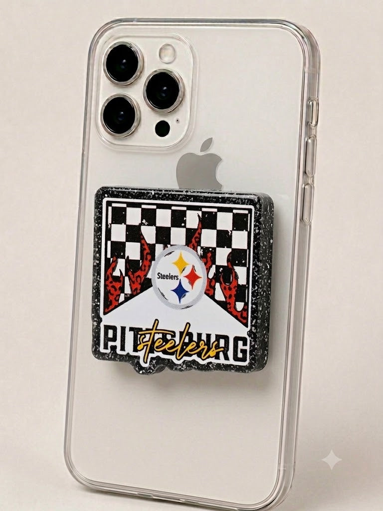 Magnetic Phone Grips – Steelers