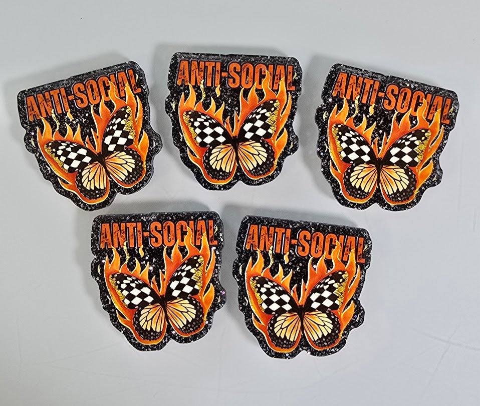 Bogg Bag Charms - Anti-Social