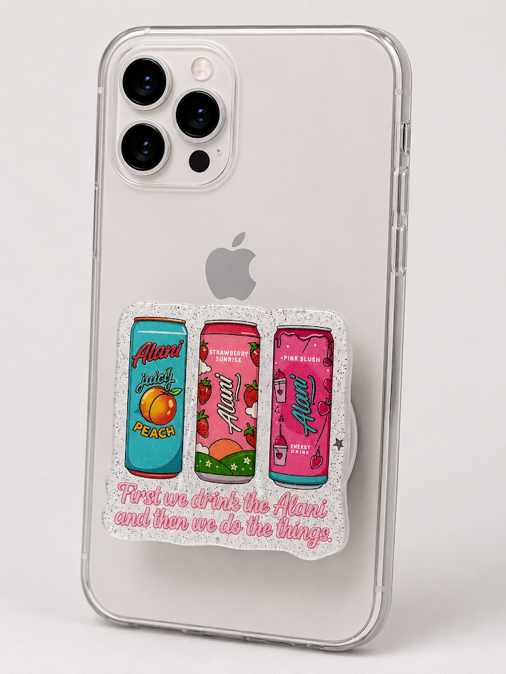 Magnetic Phone Grips – First We Drink The Alani