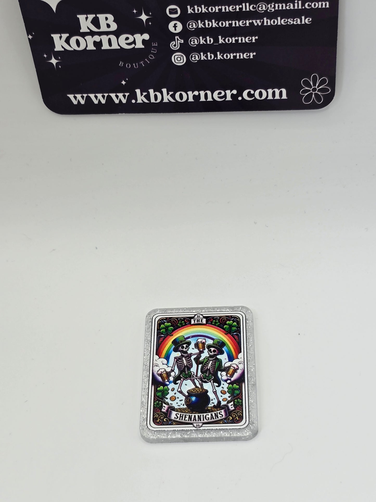 Acrylic Glitter Flatbacks- The Shenanigans