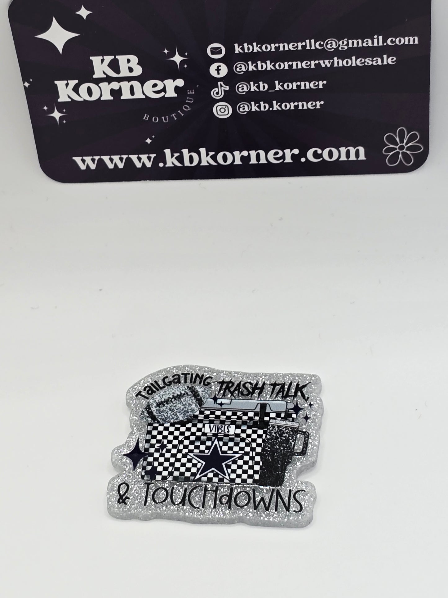 Bogg Bag Charms - Tailgating Cowboys