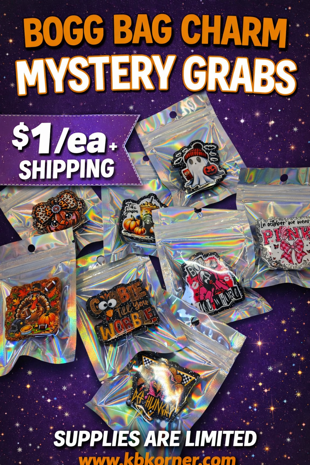 Bogg Bag Charm Mystery Grabs – $1 Each