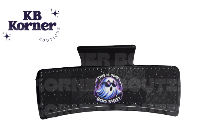 Sassy Hair Clip: This Os Some Boo Sheet