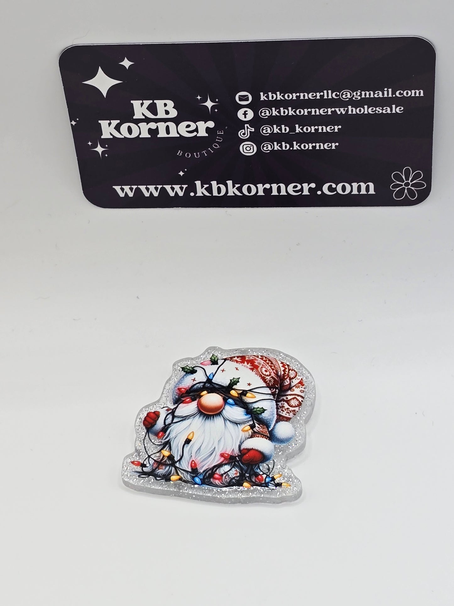 Bogg Bag Charms - Christmas Gnome With Lights