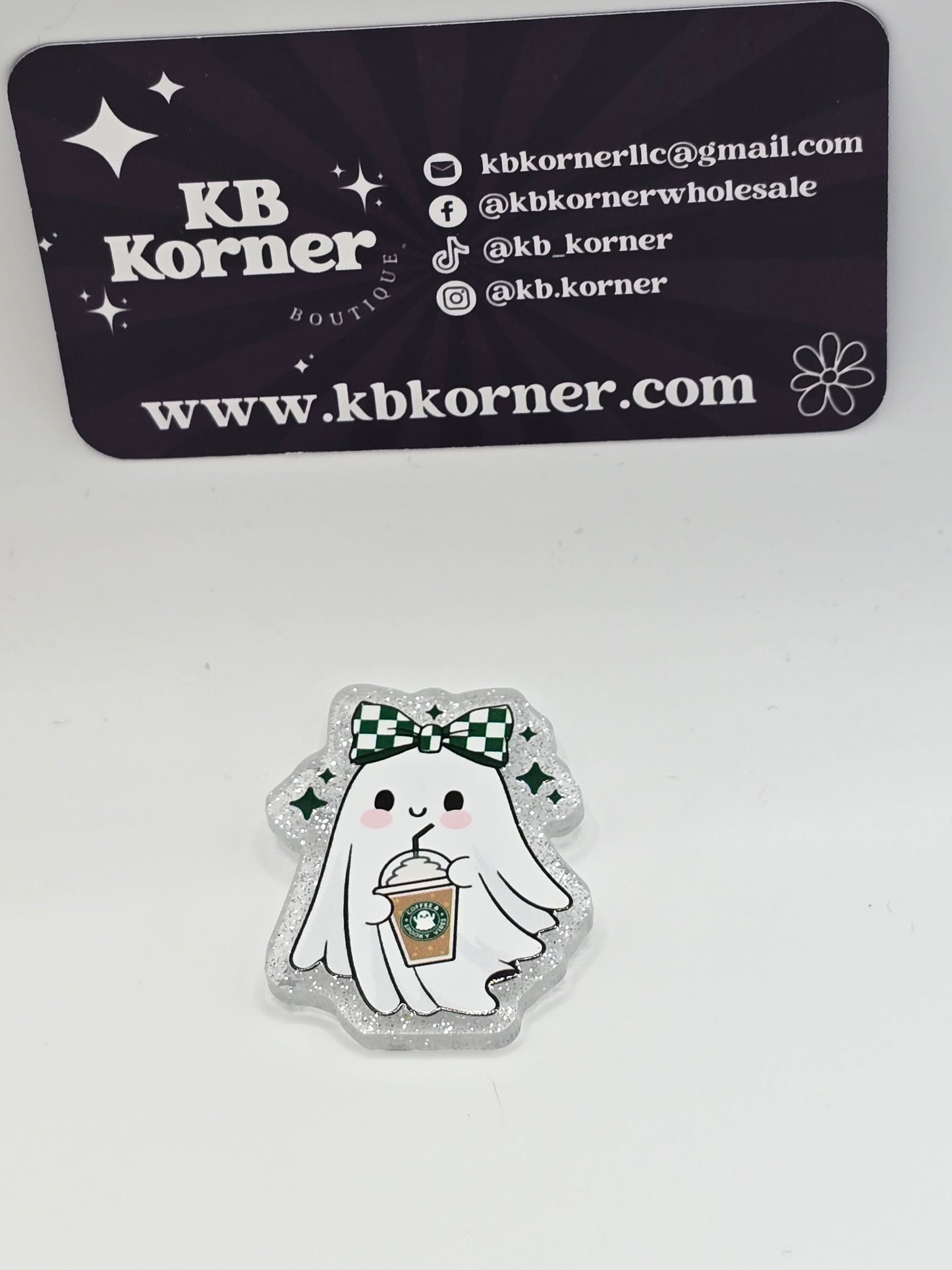 Bogg Bag Charms - Starbucks Ghost