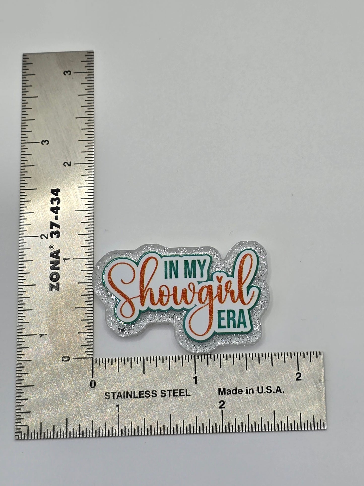 Acrylic Glitter Flatbacks- Showgirl Era