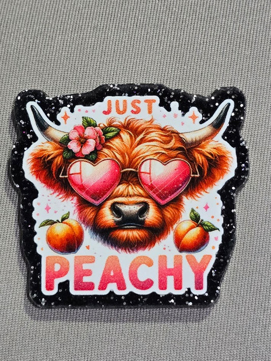 Just Peachy Bogg Bag Charm