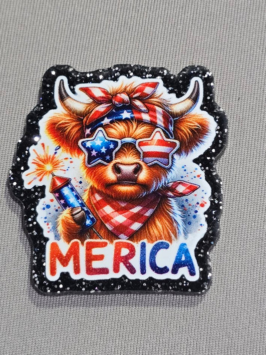 Merica Bogg Bag Charm