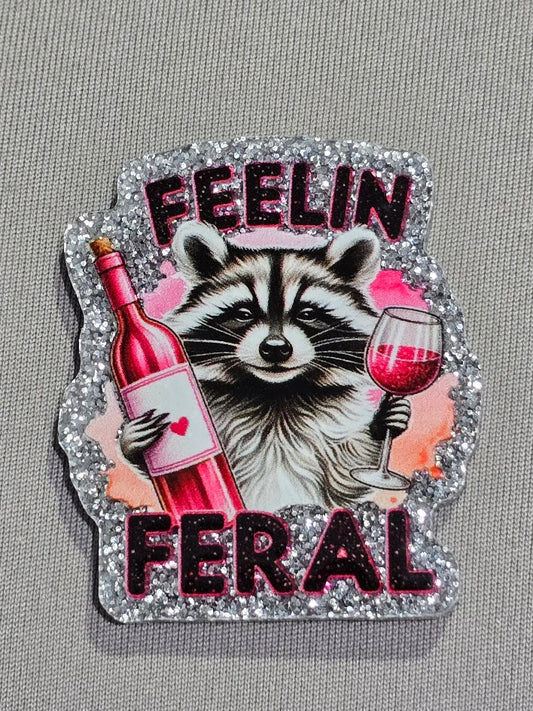 Feelin Feral Bogg Bag Charm