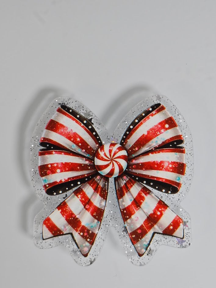 Bogg Bag Charms - Christmas Bow Tie