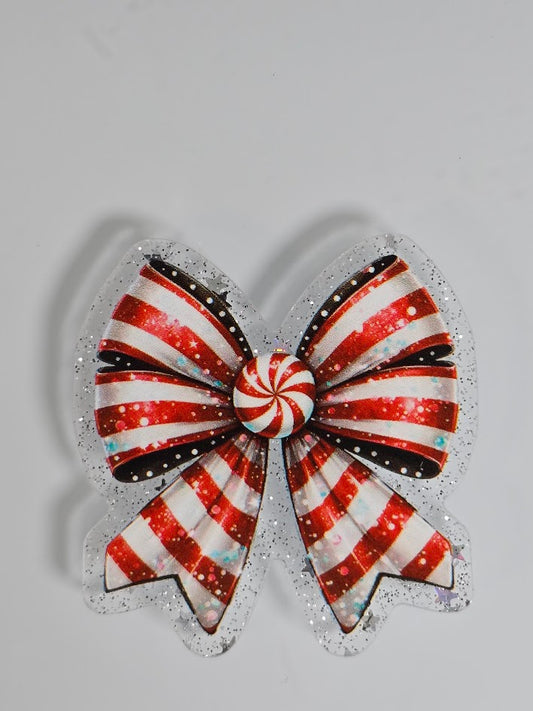 Bogg Bag Charms - Christmas Bow Tie