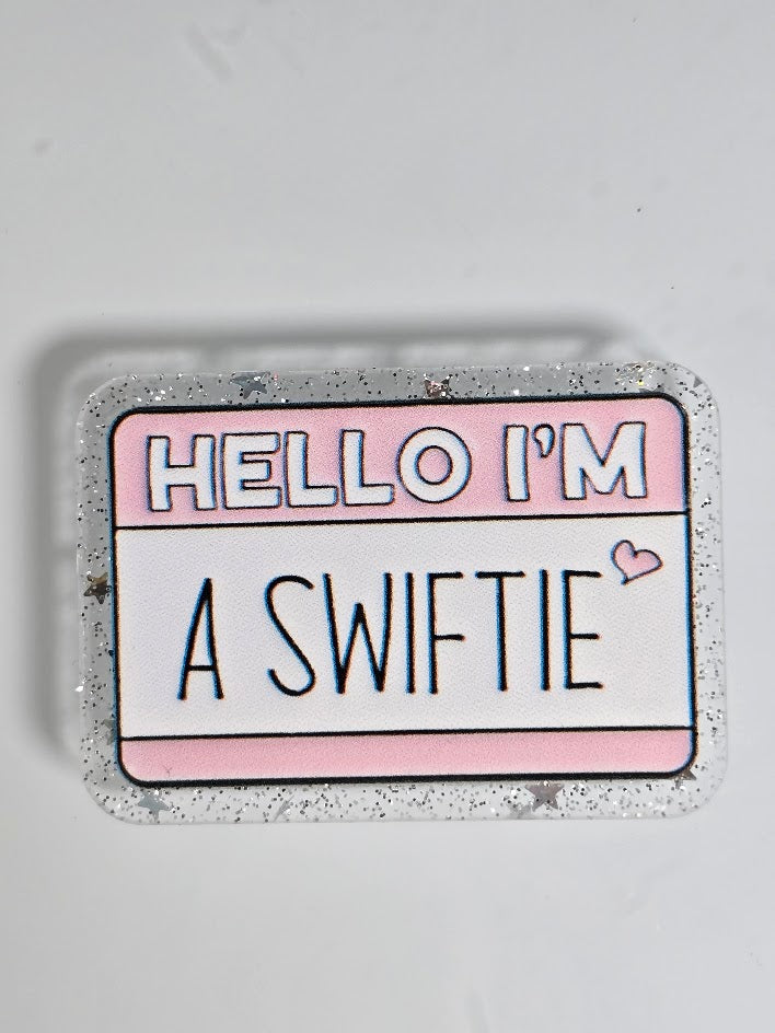 Bogg Bag Charms - Hello Im A Swiftie