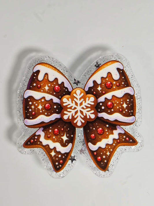 Bogg Bag Charms - Gingerbread Bowtie