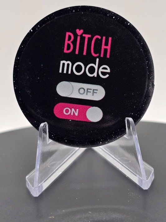 Glitter Flatback- Bitch Mode On