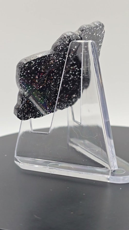 Acrylic Glitter Flatbacks-Salty Beach