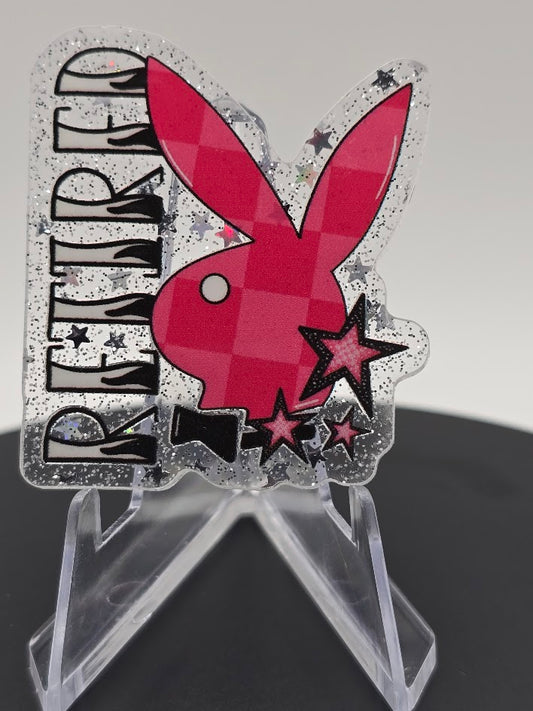 Acrylic Glitter Flatback- Retired