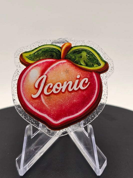 Acrylic Glitter Flatback - Iconic
