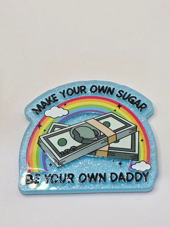 Acrylic Glitter Flatback - Make Your Own Sugar