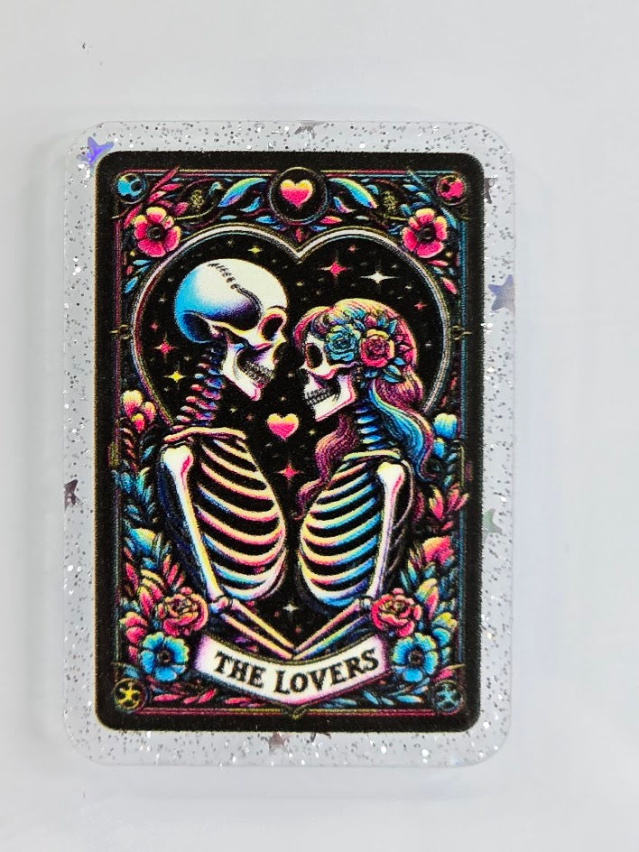 Acrylic Glitter Flatbacks - The Lovers