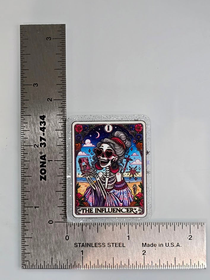 Acrylic Glitter Flatbacks - The Influencer