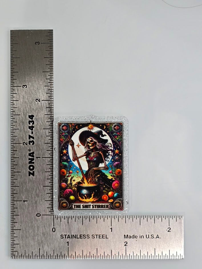 Acrylic Glitter Flatbacks - The Shi*t Stirrer