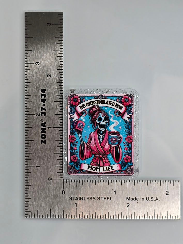 Acrylic Glitter Flatbacks - The Overstimulated Mom