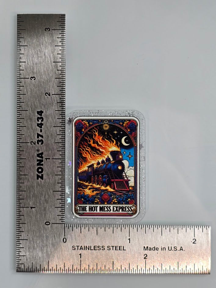 Acrylic Glitter Flatbacks - The Hot Mess Express