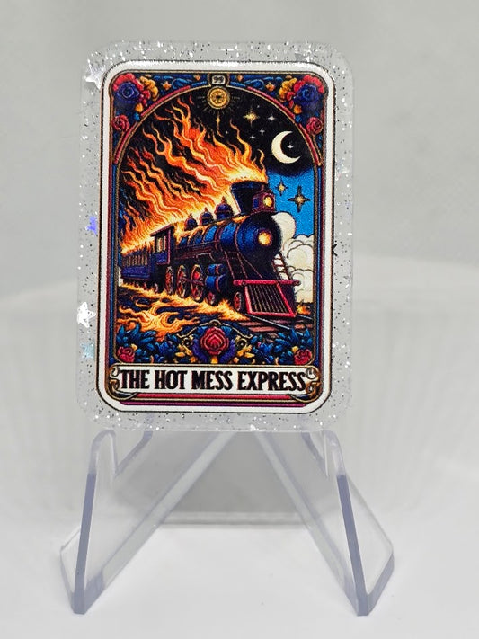 Acrylic Glitter Flatbacks - The Hot Mess Express
