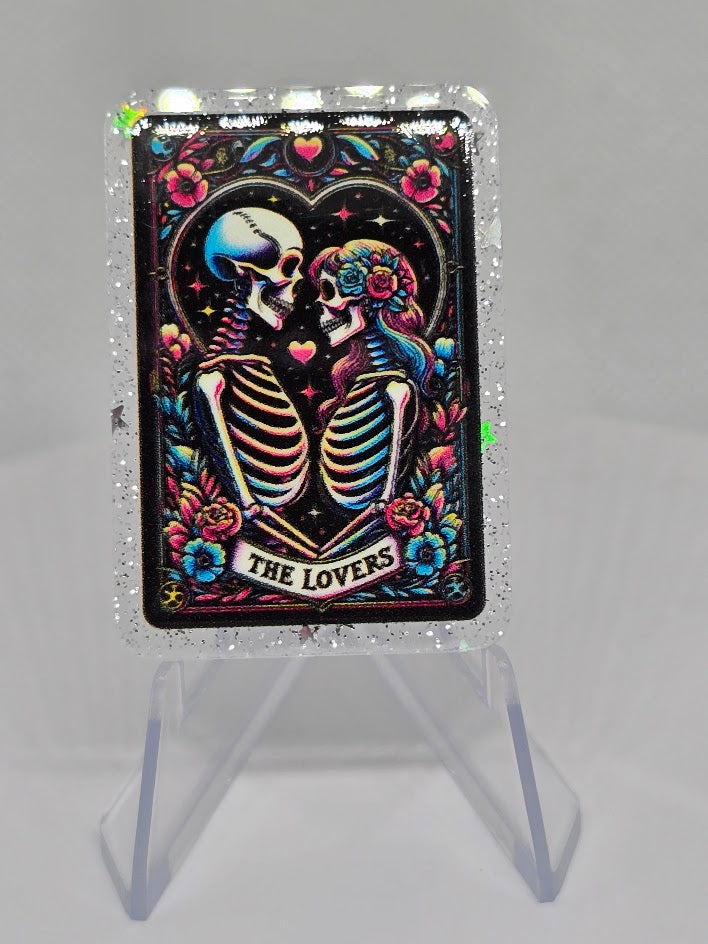 Acrylic Glitter Flatbacks - The Lovers