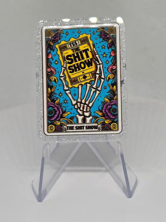 Acrylic Glitter Flatbacks - The Sh*t Show