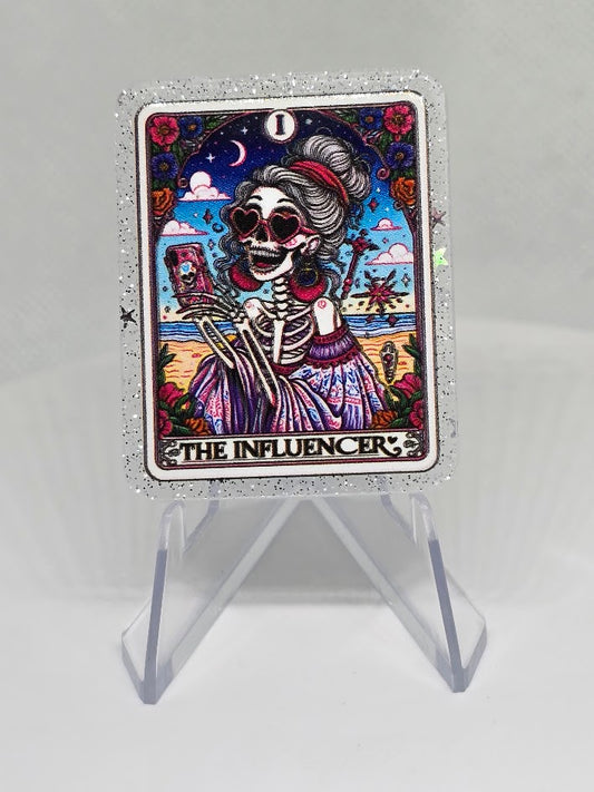 Acrylic Glitter Flatbacks - The Influencer