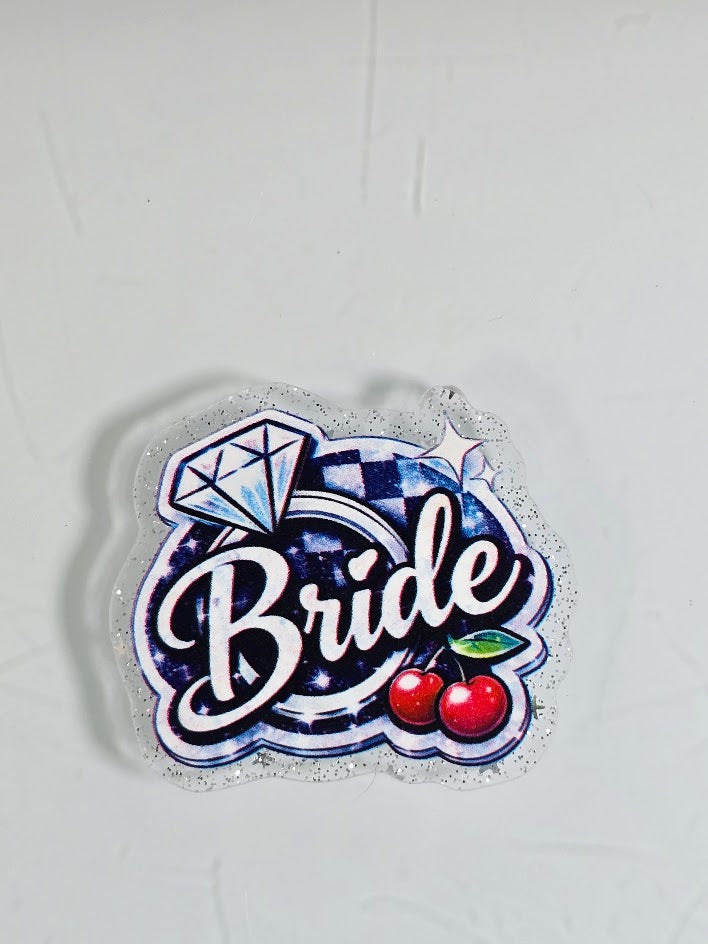 Acrylic Glitter Flatbacks - Bribe