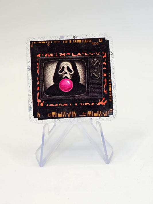 Acrylic Glitter Flatbacks - Ghostface On TV