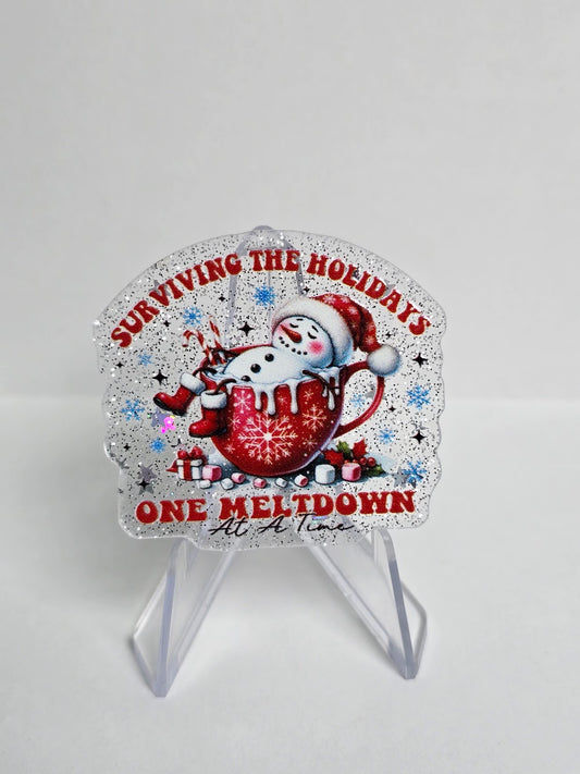 Acrylic Glitter Flatbacks - One Meltdown At A Time