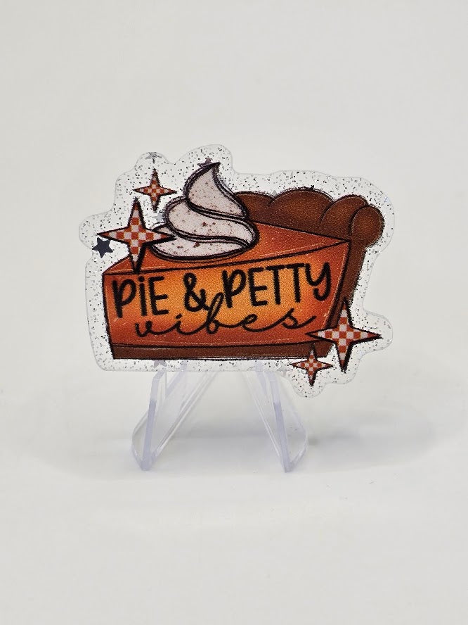 Acrylic Glitter Flatbacks - Pie & Petty