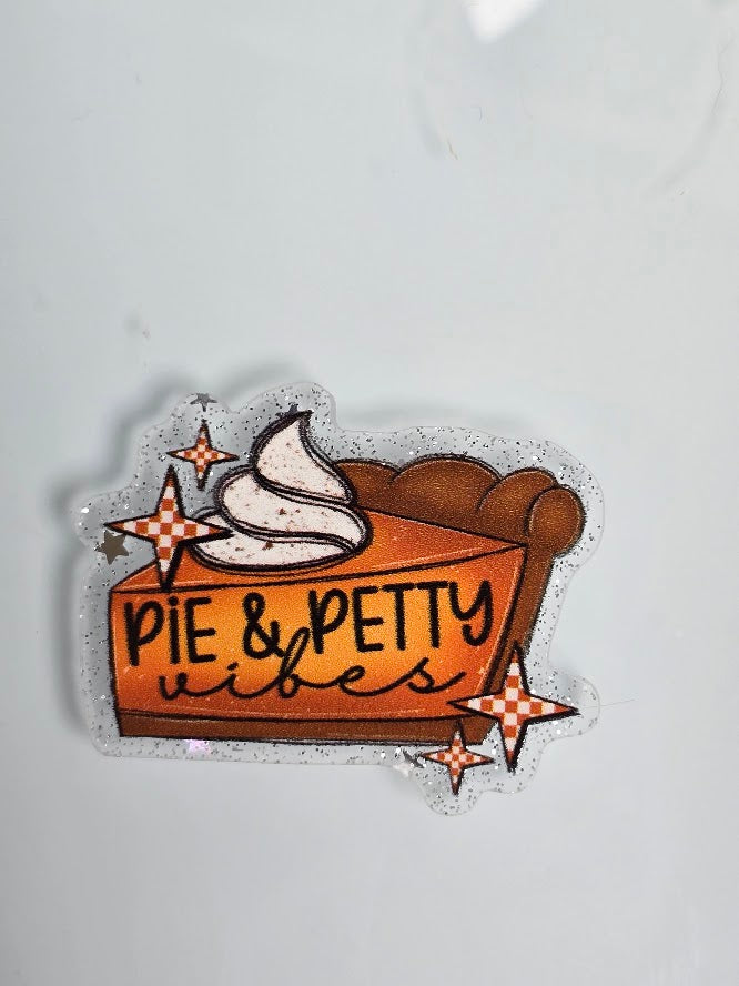 Acrylic Glitter Flatbacks - Pie & Petty