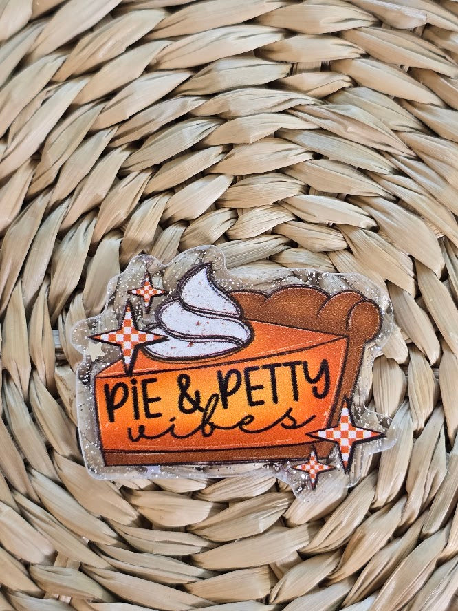 Acrylic Glitter Flatbacks - Pie & Petty