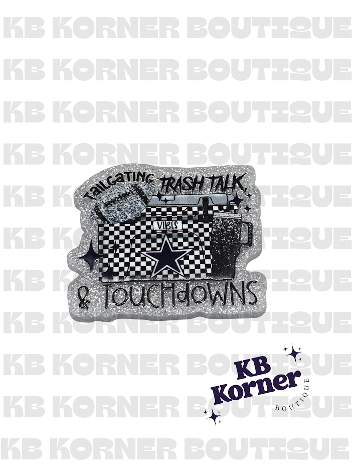 Bogg Bag Charms - Tailgating Cowboys