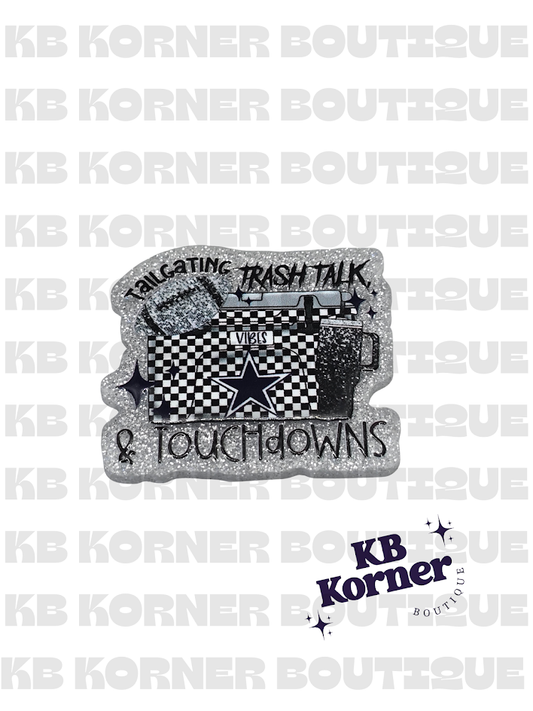 Bogg Bag Charms - Tailgating Cowboys