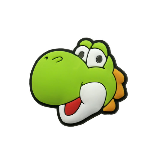 Green Dinosaur Shoe Charm