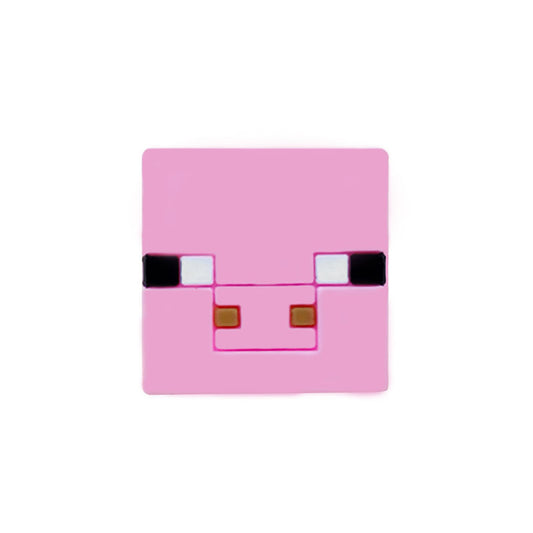 Minecraft Pig Shoe Charm