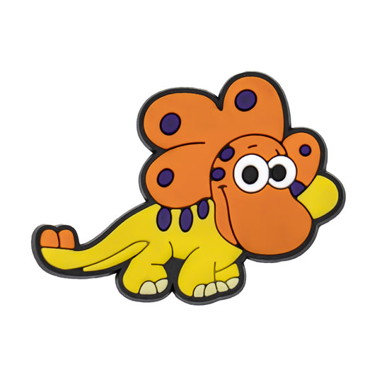 Triceratops Shoe Charm