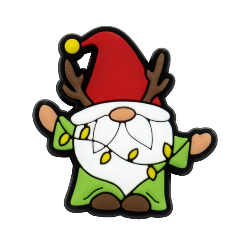 Christmas Gnome Shoe Charm