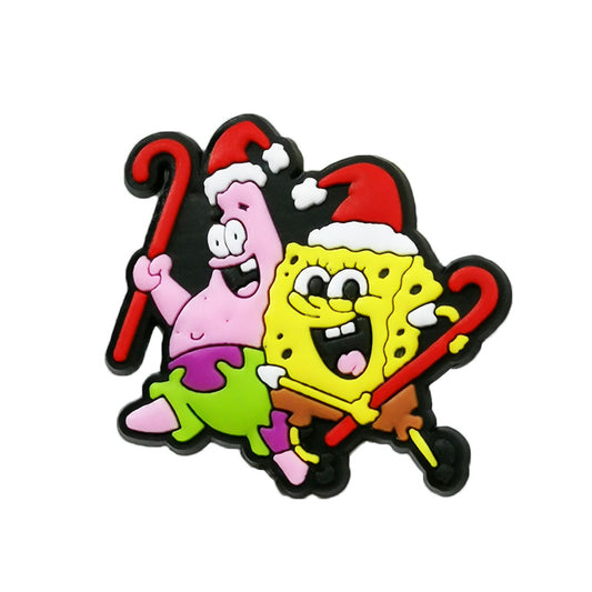 Patrick and Spongebob Shoe Charm