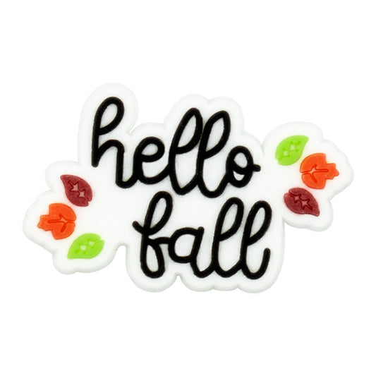 Hello Fall Shoe Charm