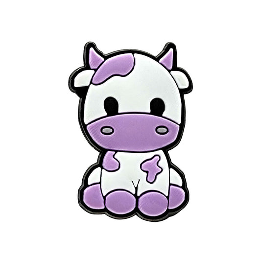 Purple Cow Shoe Charm