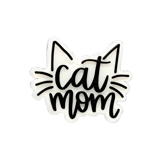 Cat Mom Shoe Charm