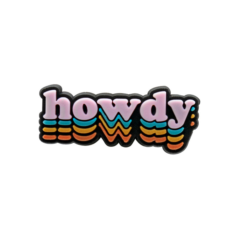Howdy Shoe Charm